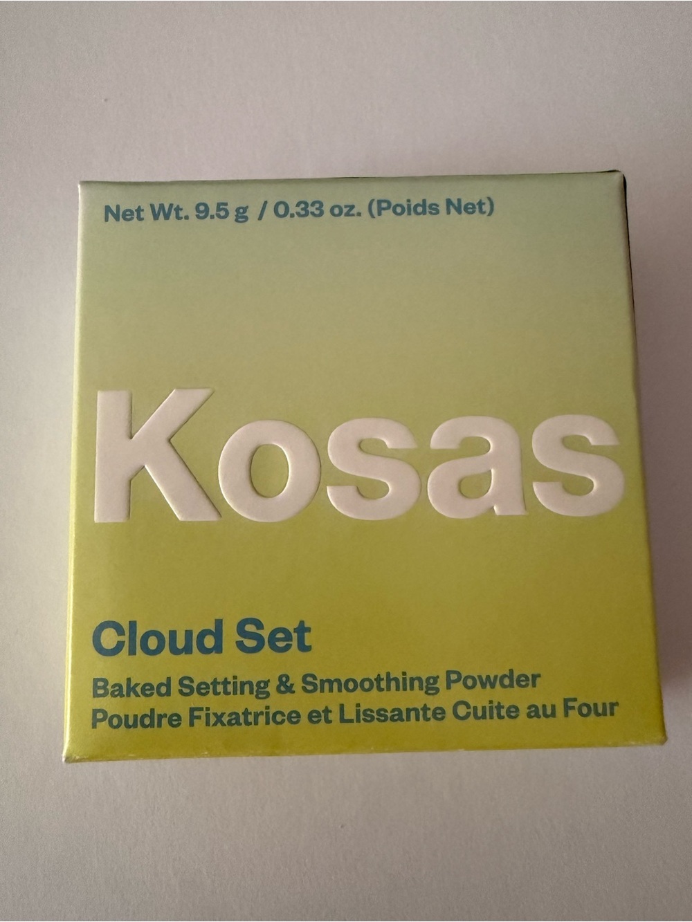 Kosas Cloud Set Baked Setting & Smoothing Powder - Lime Green Packaging